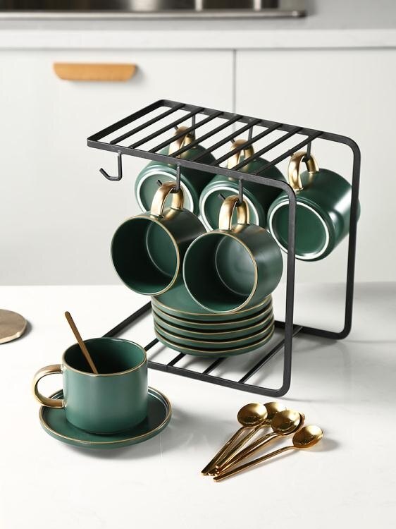 精致咖啡杯套裝歐式小奢華網紅輕奢杯子陶瓷家用下午茶茶具ins風