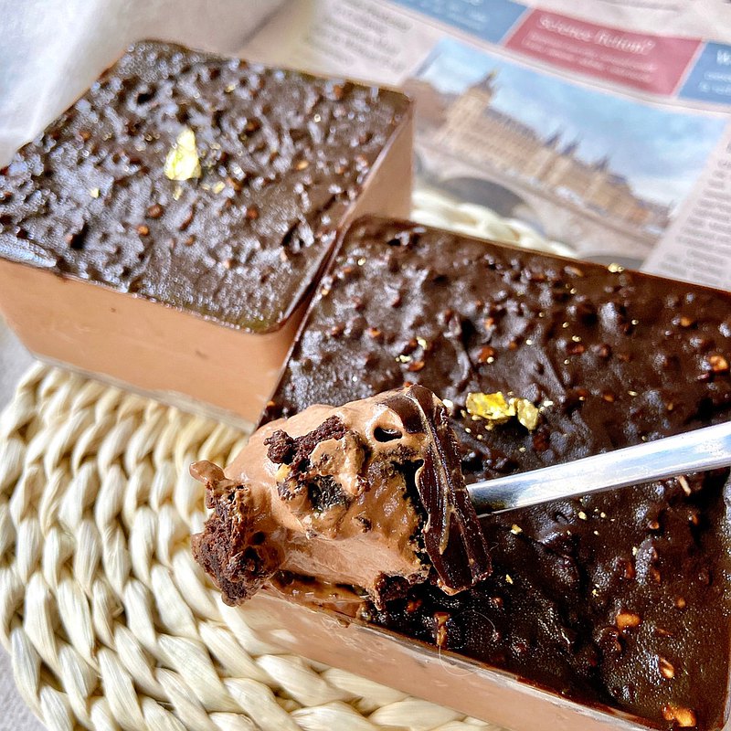 【可可控】金箔野莓可可蛋糕盒子 / 兩入