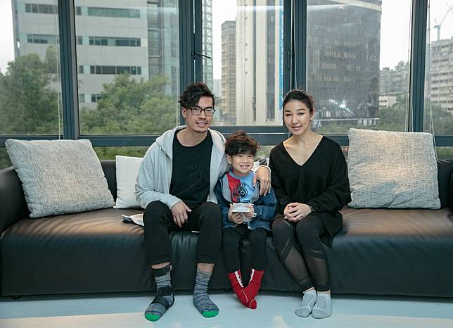 筋肉爸爸一家人現在感情更好。記者曾原信/攝影