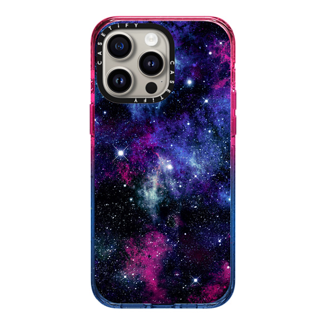 Organic Saturation x CASETiFY iPhone 15 Pro Max Case Cotton Candy Impact Case MagSafe Compatible Galaxy Stars 3