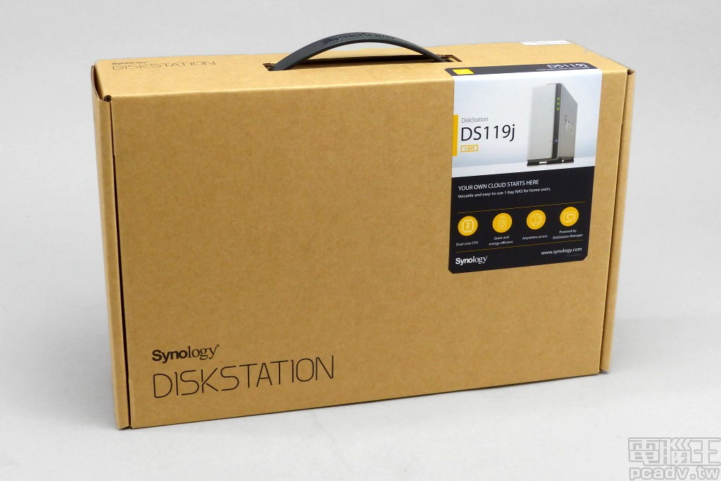 輕鬆自建個人分享雲，Synology 入門款 DS119j NAS 建立、操作、評測懶人包