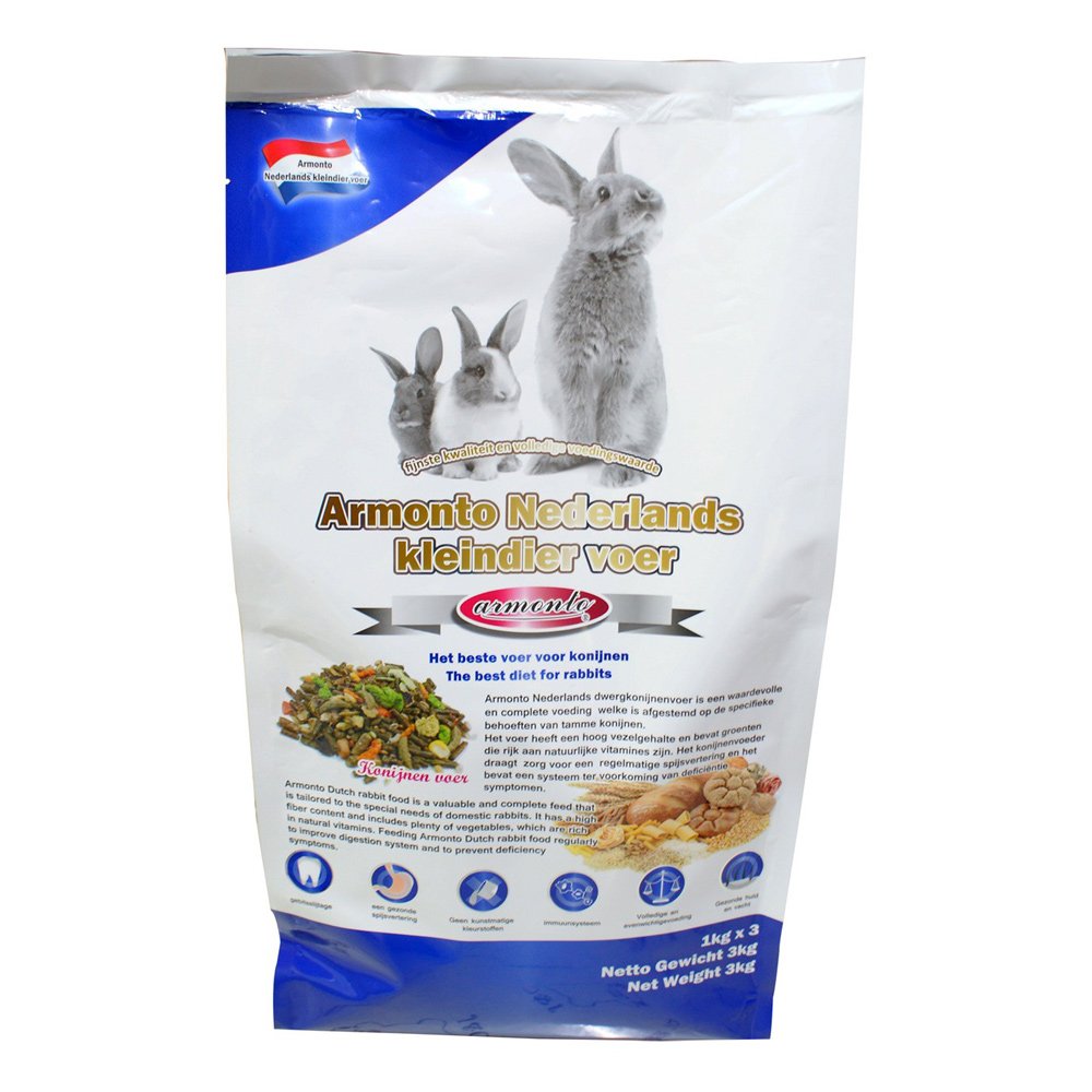 ◆維生素幫助提升免疫系統◆改善尿臭柔順增亮毛髮◆纖維可幫助消化系統◆礦物質及鈣質保健牙齒及骨骼均衡完整◆並添加高營花生及葵花籽◆讓您的兔兔擁有最完整均衡的營養