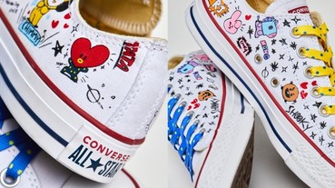 韓國話題最高！ Converse X BT21 聯手推出限量系列即將發售！網友：暈～我的錢包