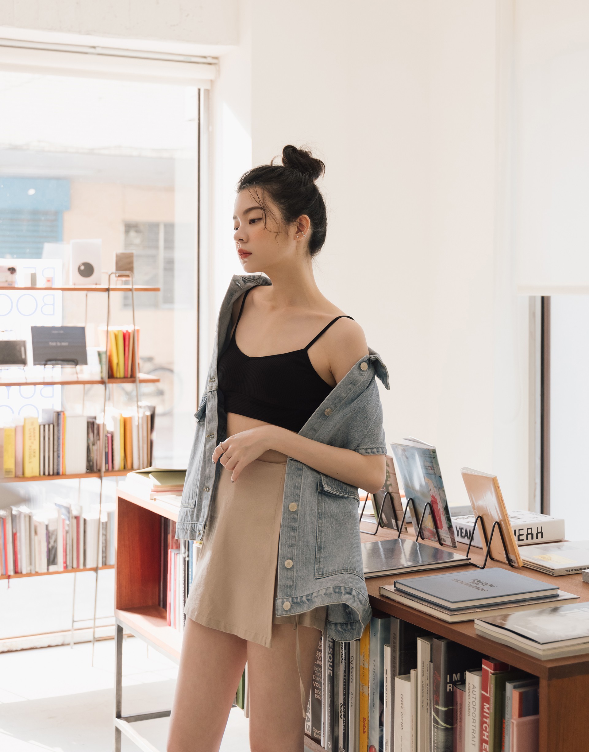 MIT 舒適日常坑紋V領BRA T-PAZZO