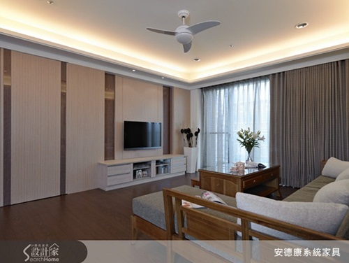 關鍵裝修、電視主牆、系統家具、集成木、書房、木材