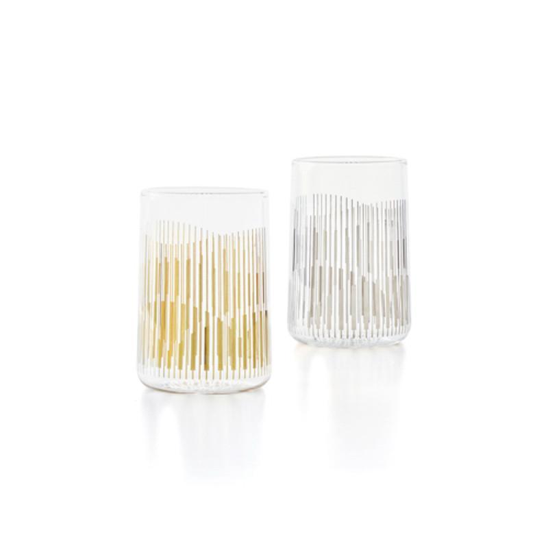 產品特色 向經典台啤鋁罐致敬 金銀雙色對映 分享一罐500cc鋁罐，兩人對飲剛剛好! 產品介紹 將經典台啤鋁罐的條紋符號做金銀兩色呈現，兩對杯的容量正好可以分享一罐大罐鋁罐啤酒（500cc)，金銀兩兩