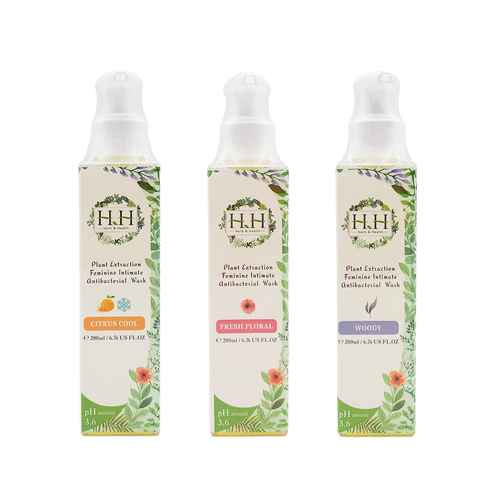 hh 私密植萃抗菌潔淨露 200ml (柑橘涼感清新花香悠然木質)