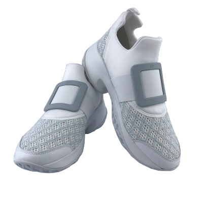 ROGER VIVIER Viv Run 休閒鞋 運動鞋 白色 淺灰色 39號