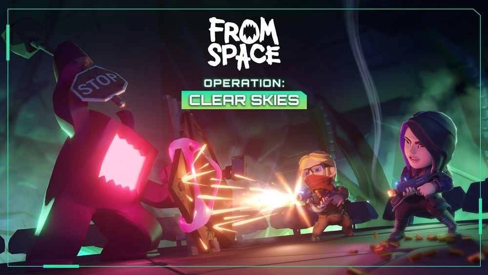 “Neon Invaders From Space” PS4/PS5 Traditional Chinese version additional content “Operation: Clear Skies” is available today | Game Base | LINE TODAY