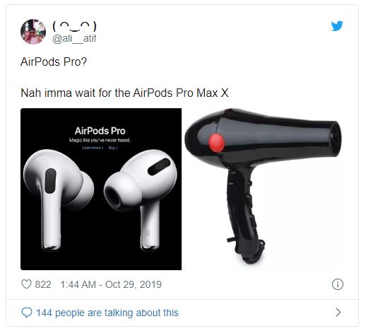 AirPods Pro 正式問世後，網友：設計原型是它無誤