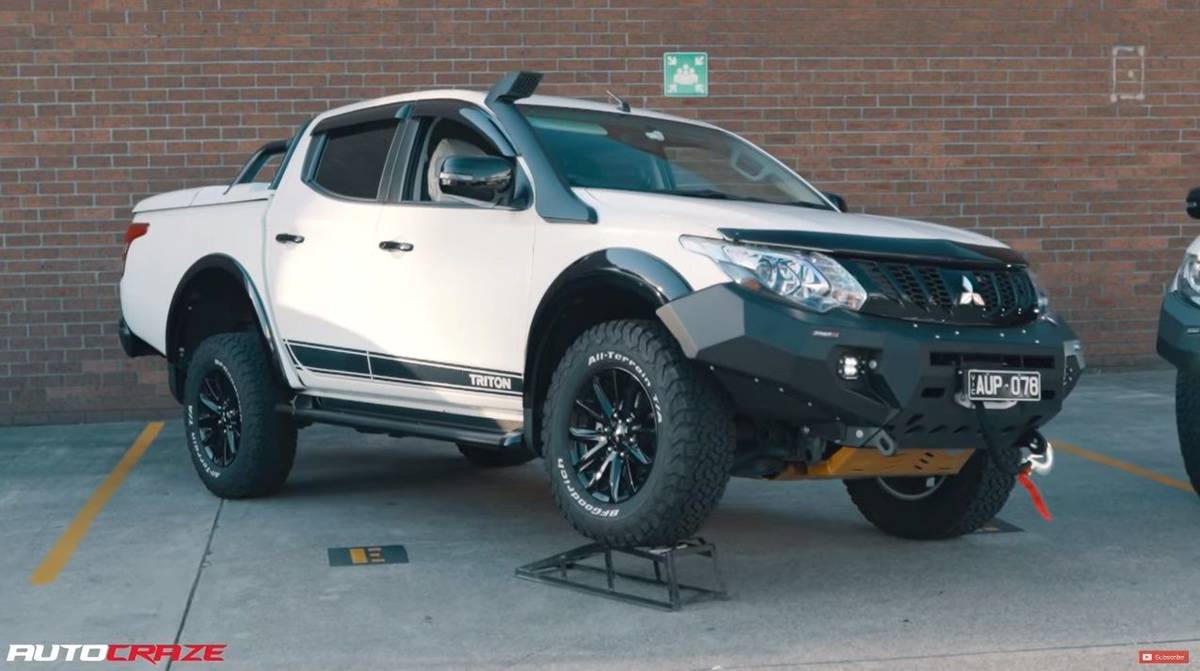 Mitsubishi Triton Lama Tampil Gaya Modal Permak Wajah Dan Kaki Kaki Gridoto LINE TODAY