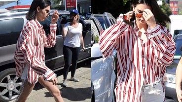 襯衫紮出褲管！Kendall Jenner 這身穿搭絕對是今夏指標！