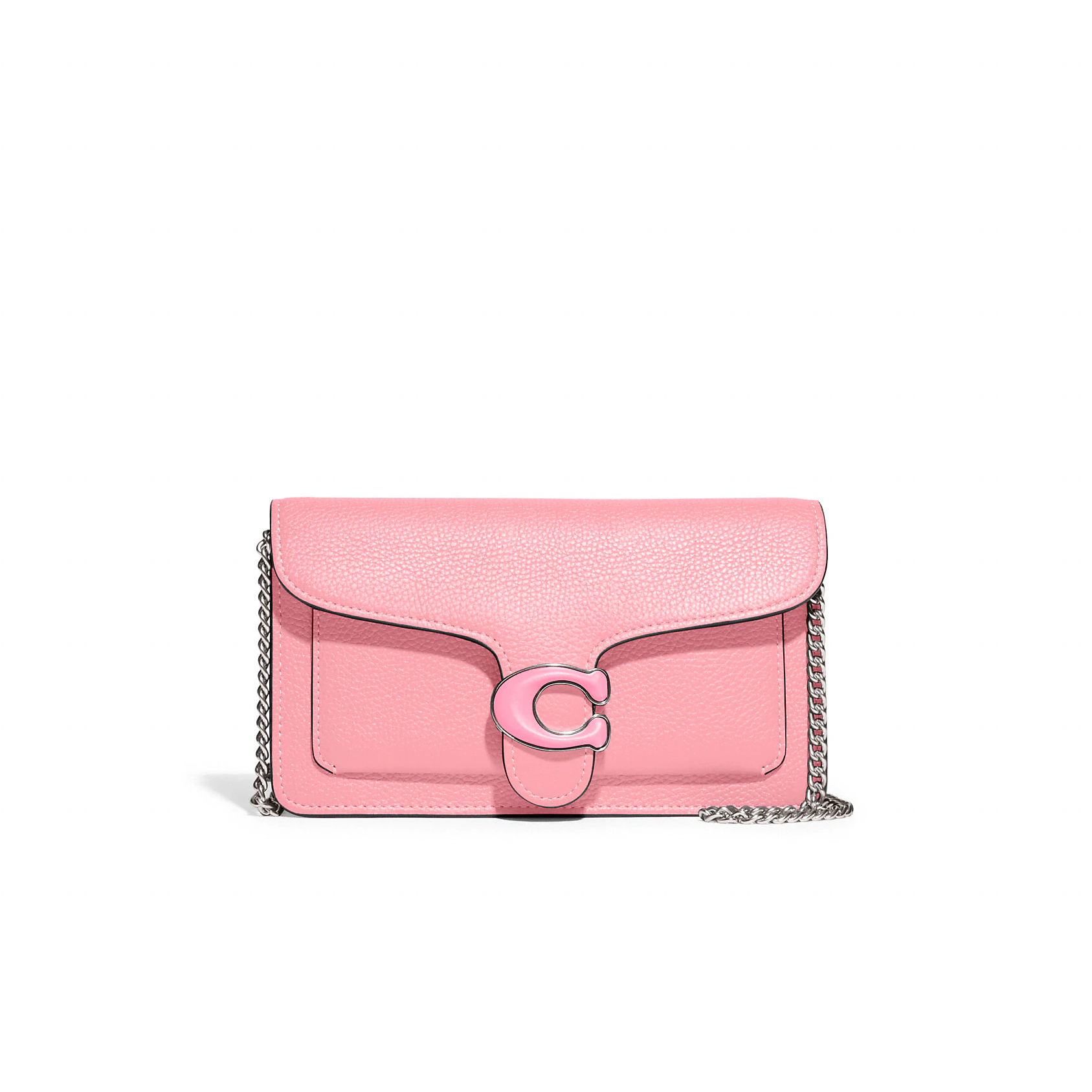 [最高再折$1200]COACH 蔻馳 Tabby 20 小號鵝卵石紋皮革 單肩斜挎手拿包 CJ350 ｜送禮首選限時3折起