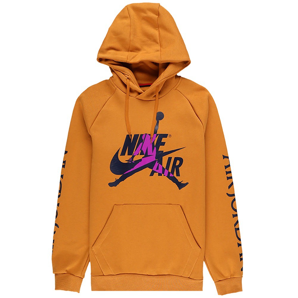 品名：NIKE AIR JORDAN CLASSICS HOOD-尺寸：無肩線設計S：胸寬約50CM 衣長(不含帽)約72CM 袖長約77CMM：胸寬約54CM 衣長(不含帽)約73CM 袖長約79C