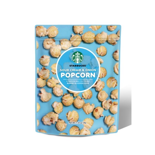 星巴克酸奶洋蔥爆米花