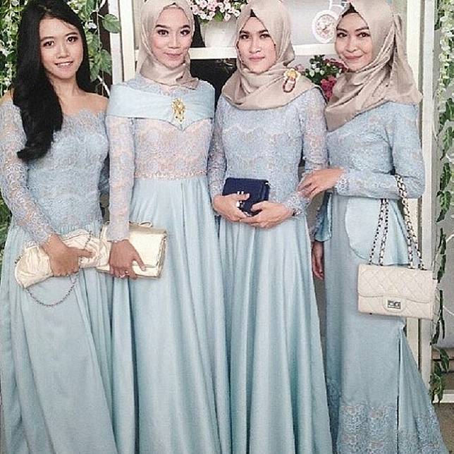 10 Desain Cantik Gaun Muslimah Untuk Ke Acara Pesta