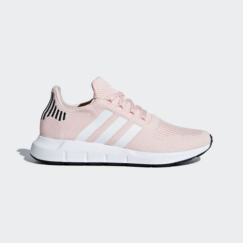 ○adidas Swift Run W 粉紅 白 透氣網布鞋面 時尚穿搭 襪套式 運動鞋 女鞋 B37681