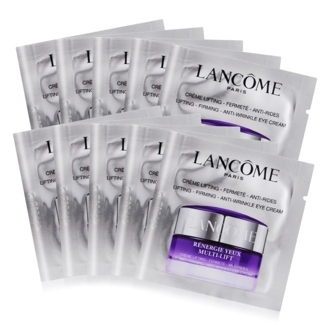 1mlX10 ◆公司貨 ◆搭配按摩有效雙眸綻放活力清新光采 ◆質地綿密好推展 ◆專為臉部眼周肌膚設計 ★使用方式：臉部清潔後，適量塗抹於眼周肌膚，取少量於指尖，清柔的延展塗抹於眼周肌膚。 ★保存方法：