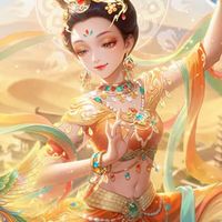 仙女摘花