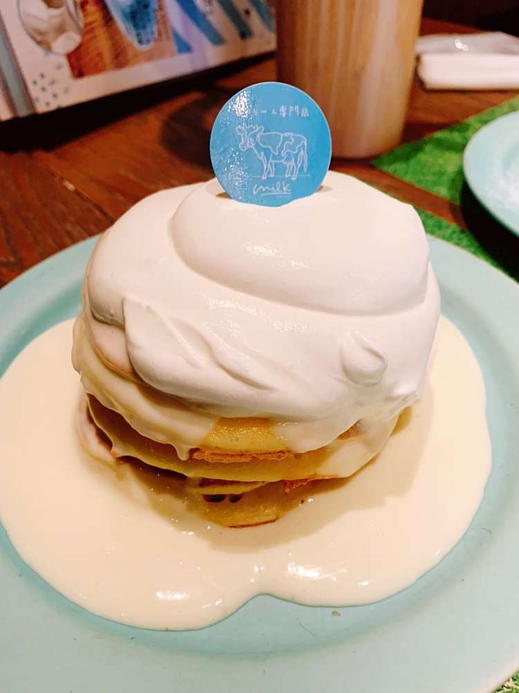 メニュー 生クリーム専門店 Milk Cafe 原宿店 ナマクリームセンモンテン ミルクカフェ ハラジュクテン 神宮前 明治神宮前駅 パンケーキ By Line Place