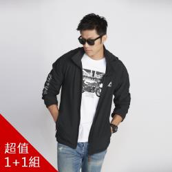 ◎彈性修身 輕膚防曬 冰感清涼 超級輕量 吸濕排汗|◎|◎‧主商品：外套*1件‧尺寸：M/L/XL/XXL‧顏色：灰色/黑色/軍色‧材質：90%聚酯纖維/7%彈性纖維/3%尼龍‧產地：中國‧建議消費者