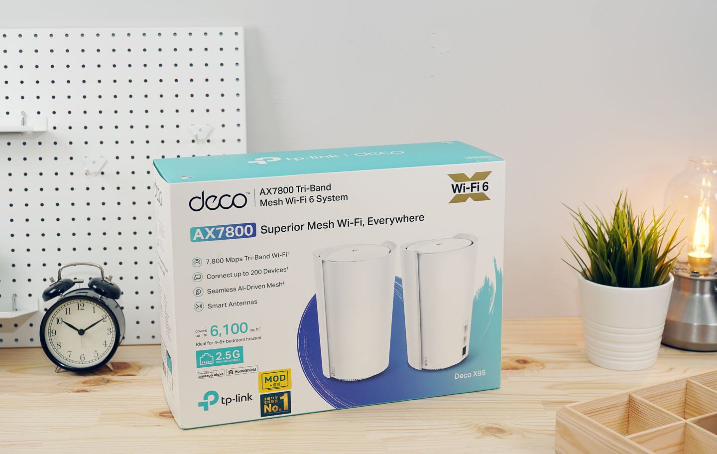 本篇文章將為大家帶來 TP-Link Deco 系列的旗艦機型－Deco X95 的開箱評測，除了採用 Mesh Wi-Fi 6 系統，總頻寬達 7800 Mbps、最多可滿足同時 200 台設備連線的效能也非常夠力！