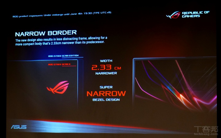 Asus 全新 ROG Strix Scar II 及 ROG Strix Hero II 亮相，窄邊框設計、144Hz 螢幕更新率