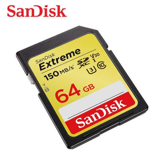 SANDISK 64G V30 Extreme SD UHS-I U3 速度高達 150MB /s 相機專用記憶卡