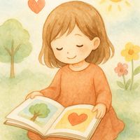真澄と絵本の世界へ