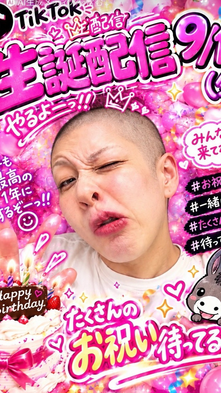 ロバ生誕サプライズ