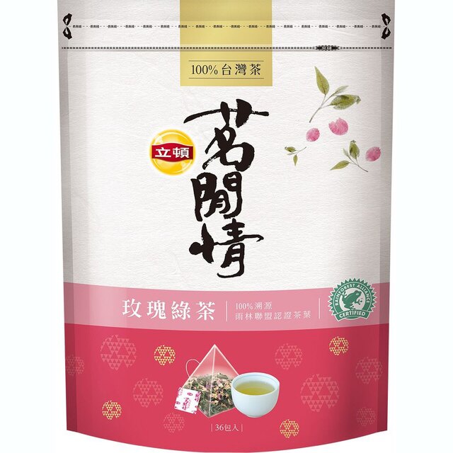 立頓茗閒情 玫瑰綠茶(1.6gX36包/袋)
