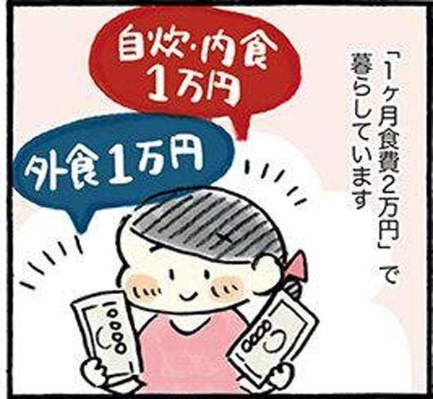 お金をかけなくても楽しい食生活。1ヶ月の食費は2万円に決めた！／おひとりさまのゆたかな年収200万生活（レタスクラブ）