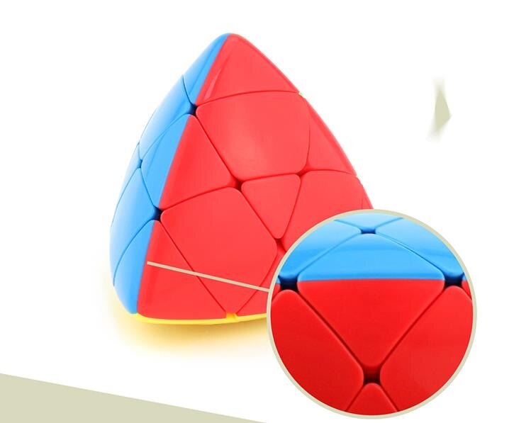 魔術方塊 魔龍粽子三階初學異形魔方順滑不規則三角形兒益智玩具科技