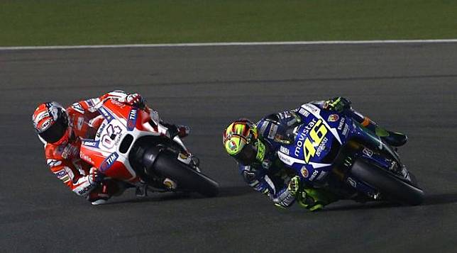 10 Kemenangan Paling Dramatis Valentino Rossi di MotoGP 