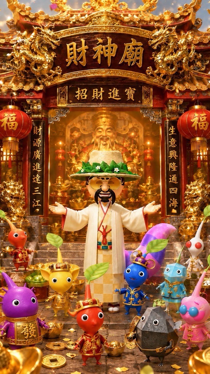 財神廟⛩️皮克敏聊天分享交友⛩️