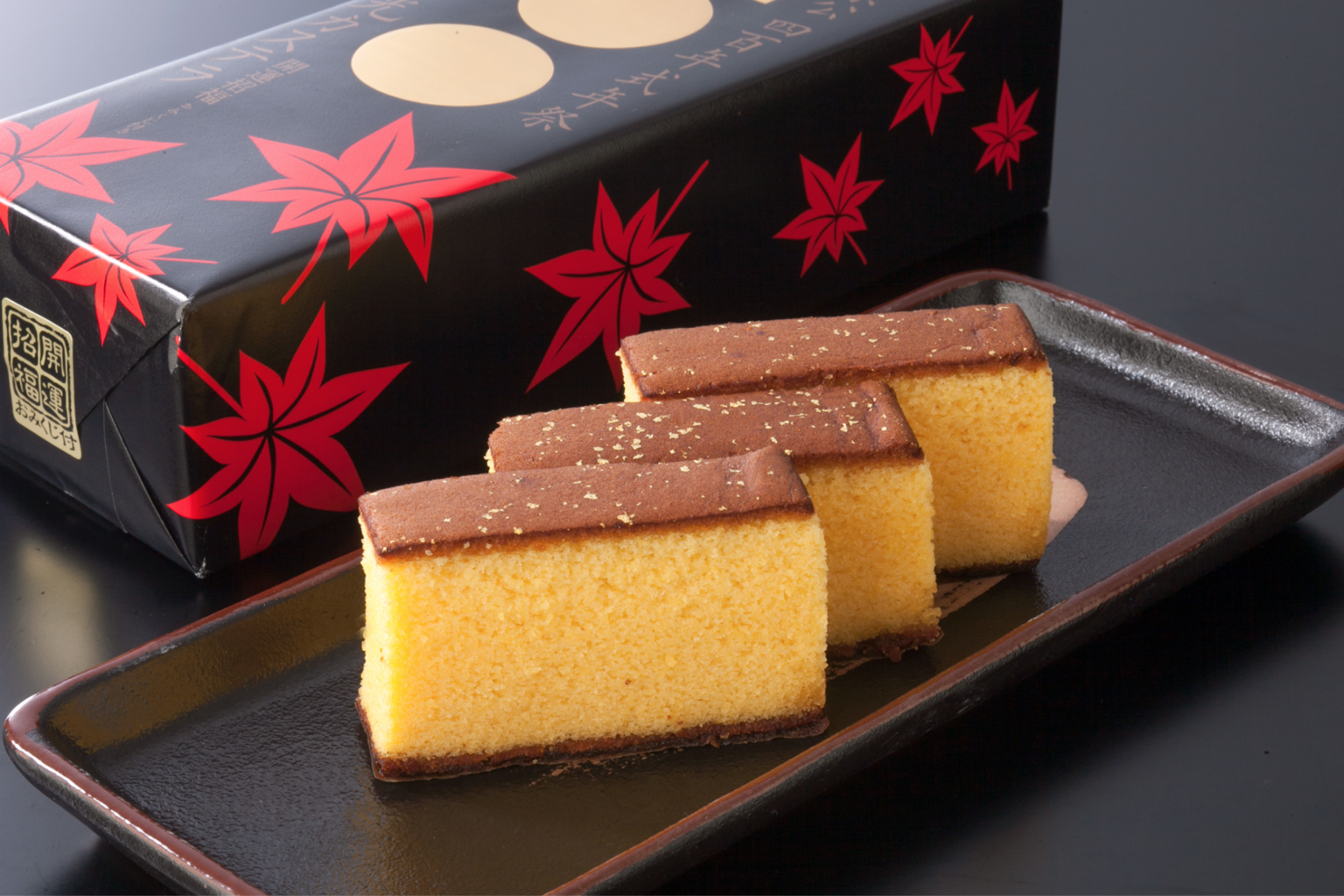 日光美食 金箔蜂蜜蛋糕