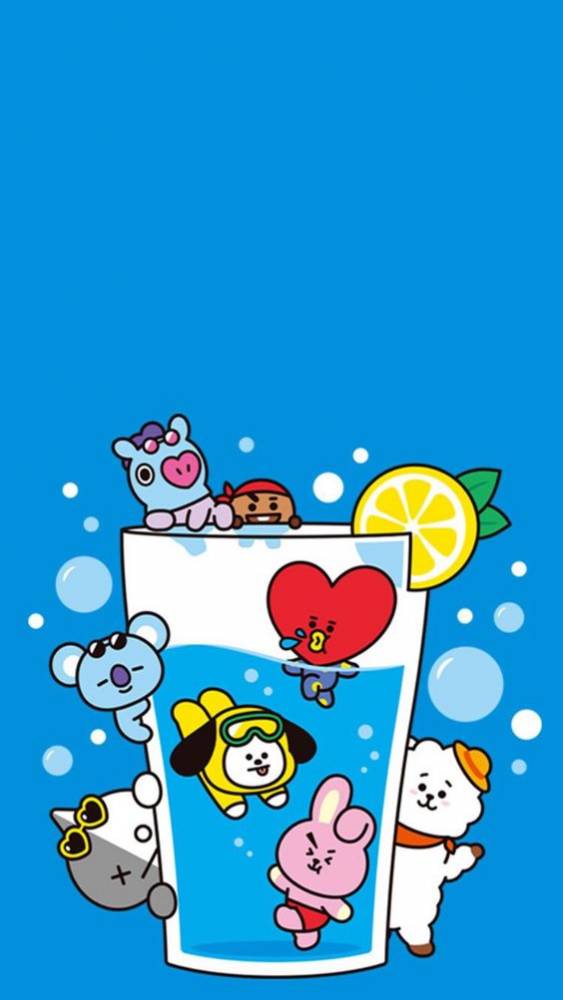 除了bts之外 還有可愛的bt21在這呀 精選6款超萌桌布 就讓他們一起陪伴你們每一天吧 女生集合 Line Today