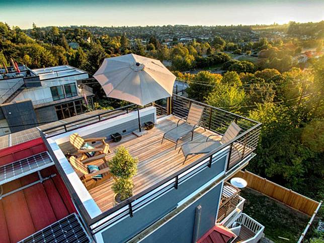 100 Dekorasi Desain Rumah Rooftop Minimalis Terbaru