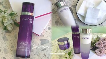 蘭蔻超緊顏白金新成員「薰衣草雪露」超唯美！「雪露保養」淡紫漸層搭上白色雪蓋，顏值滿分根本藝術品！