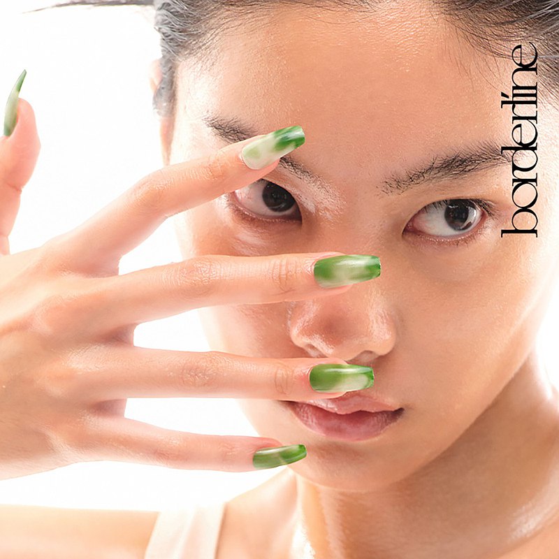 玉與欲 祖母綠 可重複使用甲片 立體穿戴甲 中長款