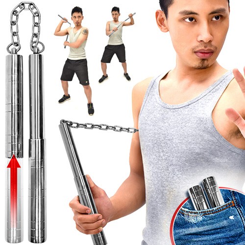 商品規格：展開規格：總長68.5 cm棍身規格：單截長25x直徑2.4 cm重量：400 g主要材質：不鏽鋼----------------------------------------------