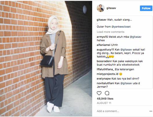  Ootd  Hijab Celana  Kulot  Hitam  Model Baju Terbaru