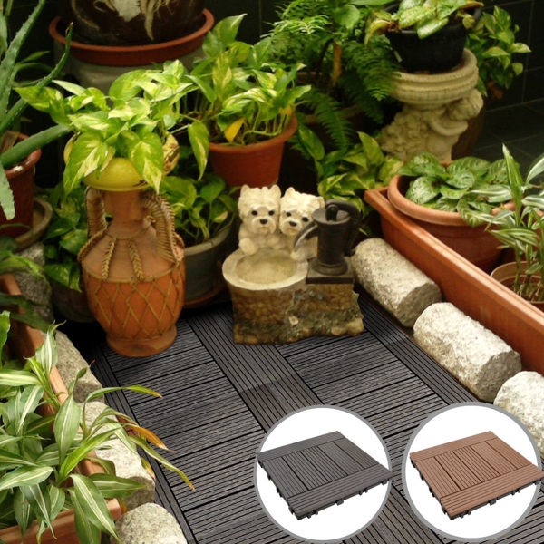 【貝力地板】環保塑木拼接地板