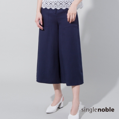 獨身貴族 不敗基調天絲棉貼袋寬褲(2色)
