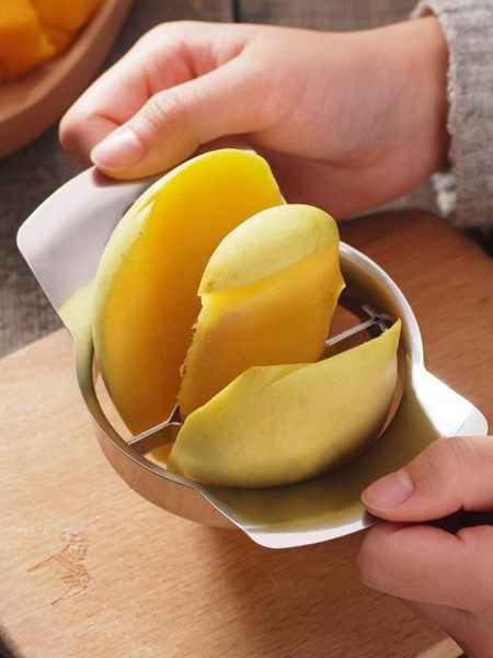 全館免運 不銹鋼芒果分割器削芒果專用刀