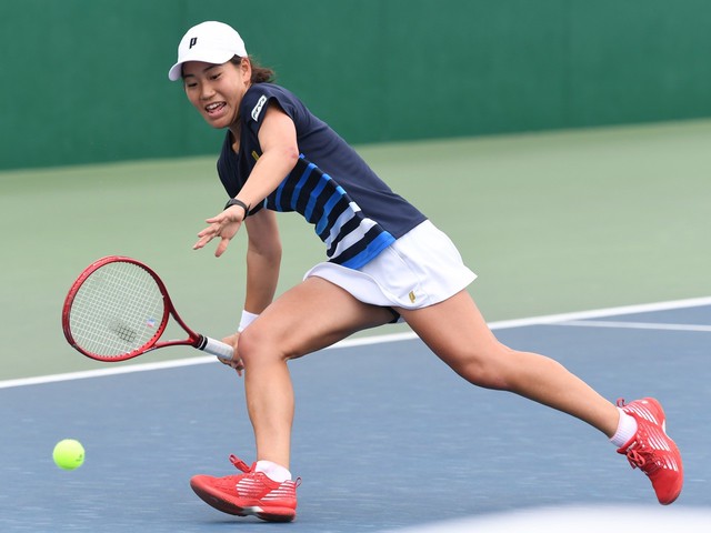テニス インカレ決勝でパーフェクト勝利 大学女王の阿部宏美が覗かせたプレーと心境の変化とは 内田暁 それぞれのセンターコート