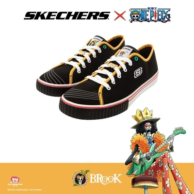 SKECHERS 女 ONE PIECE聯名款 - 布魯克 V LITES - 896038BLK