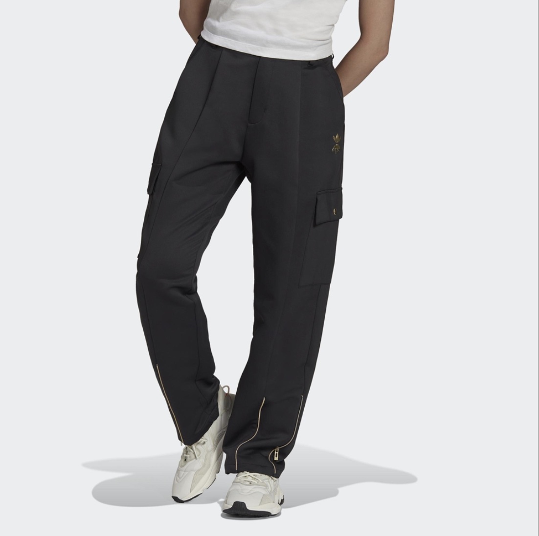 ADIDAS CARGO PANTS 女 長褲 黑