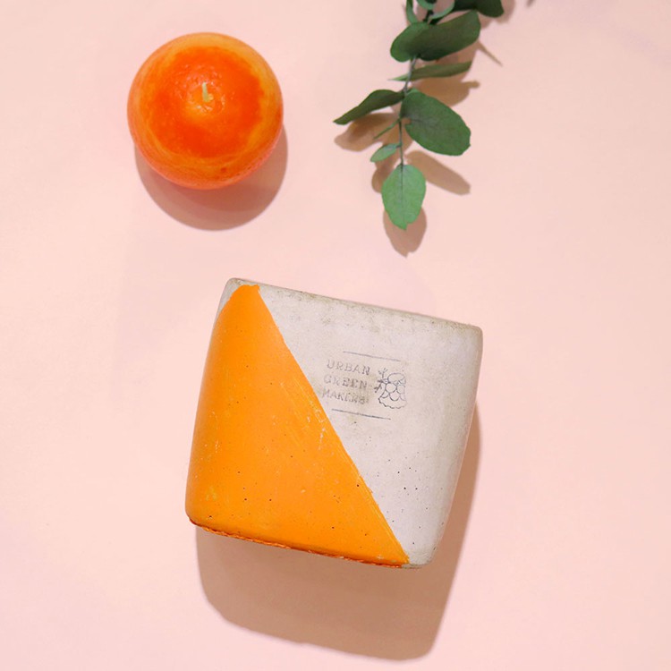 UGM方型清水模盆器 / 大橘大利 (L) (植栽/澆花/盆栽/花盆/清水模/水泥盆/多肉植物/仙人掌)【超有份量】