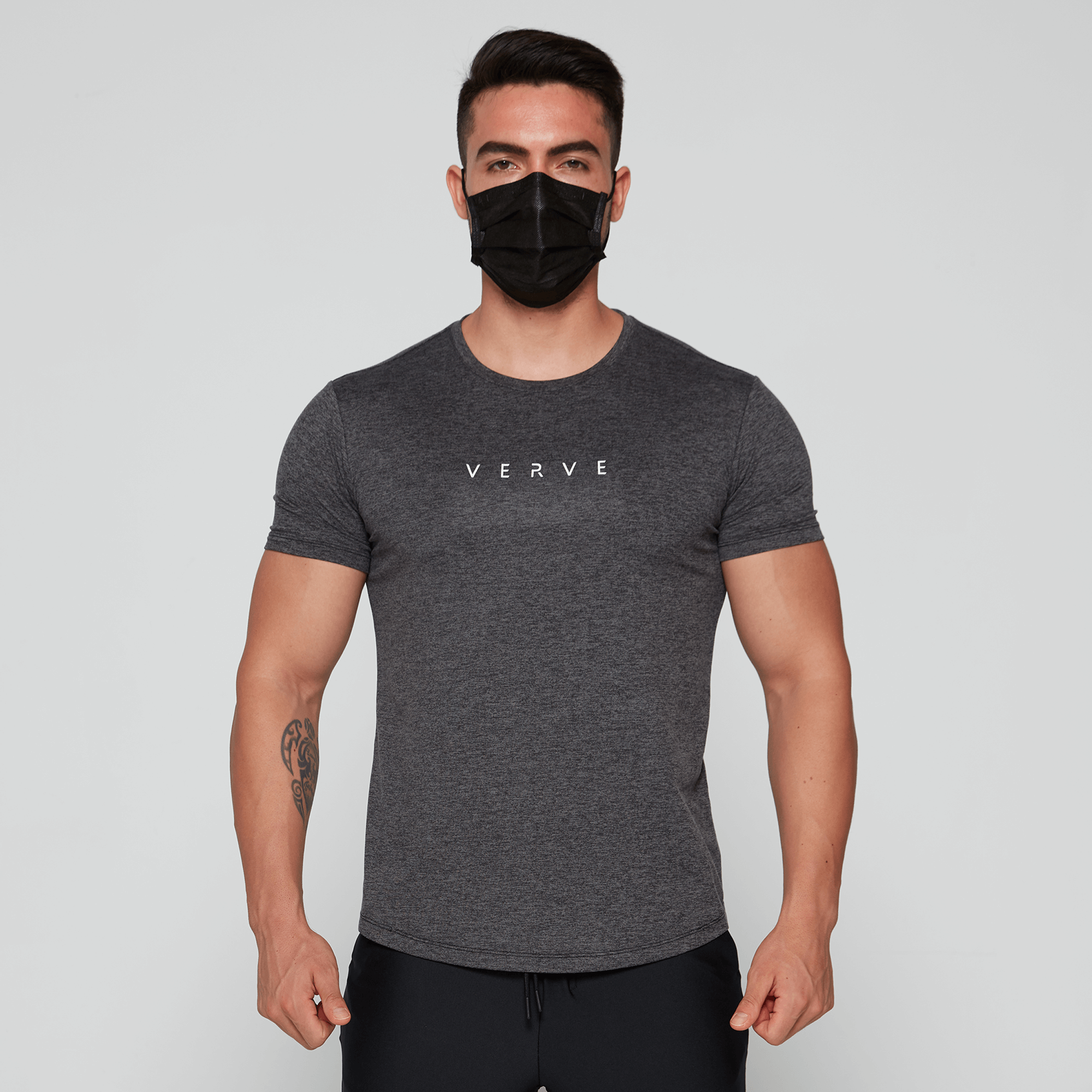 Skin² 親膚機能短袖男款 -【麻花灰】